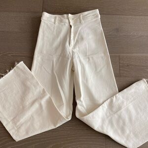 Zara white marine pant jeans